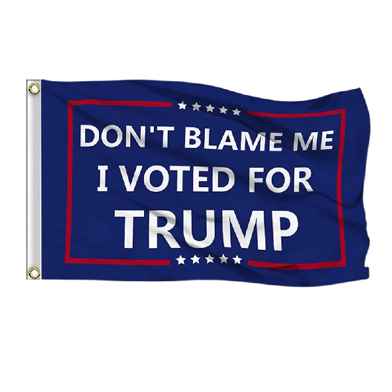 - Pet fence foldable indoor 3x5 Foot Don't Blame Me I Voted for Trump Flag