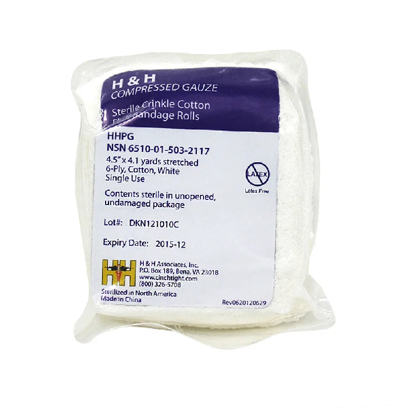 - Automatic temperature adjustment cat bed H&H Compressed Gauze NSN# 6510-01-503-2117