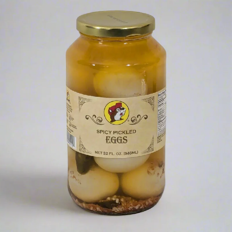 - Dog disposable foam shower gel Buc-ee's Spicy Pickled Eggs