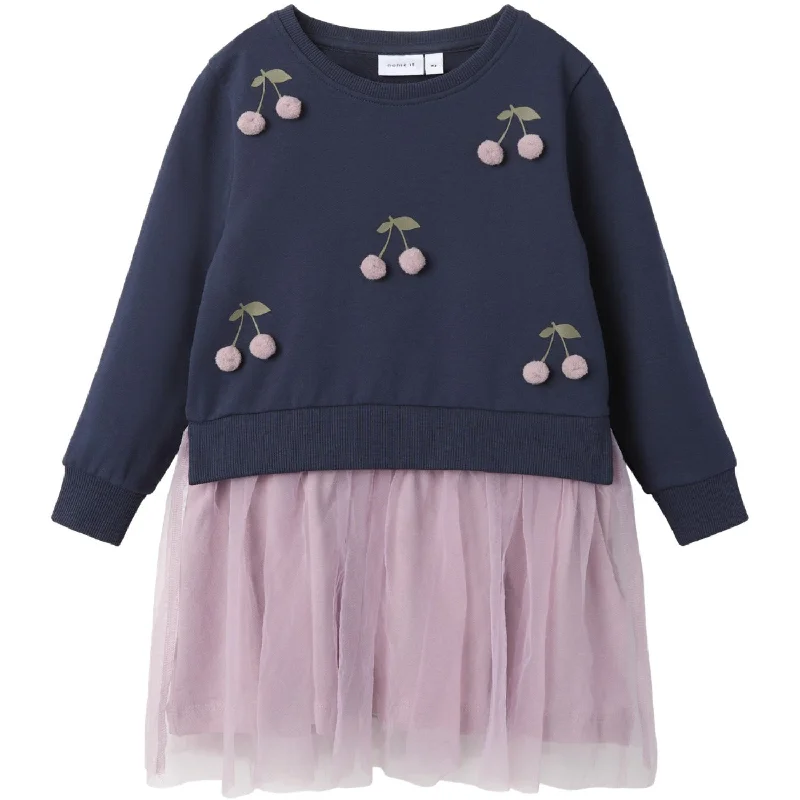 - Foldable and portable cat bag Name It Elderberry Bjanca Sweat Dress