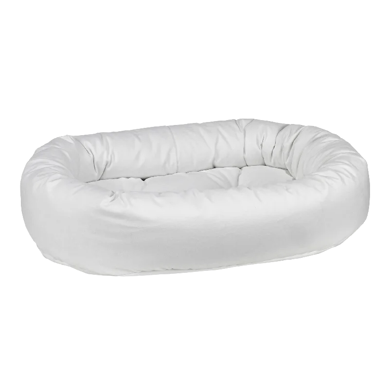 - Pet smart GPS locator Donut Bed | Snowflake Microvelvet