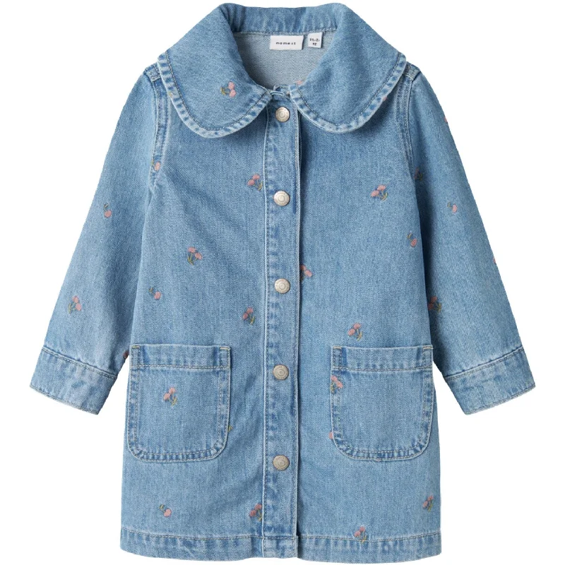  -Explosion-proof leash FOR LARGE dogs Name It Light Blue Denim Piper Denim Dress