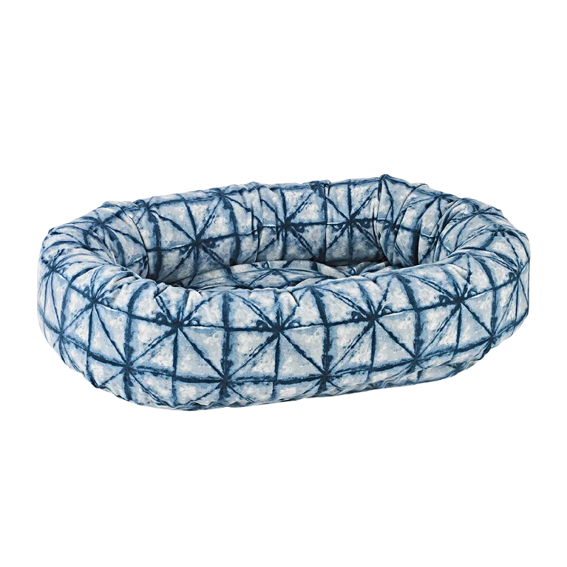 - Pet fence foldable indoor Donut Bed | Shibori Microvelvet