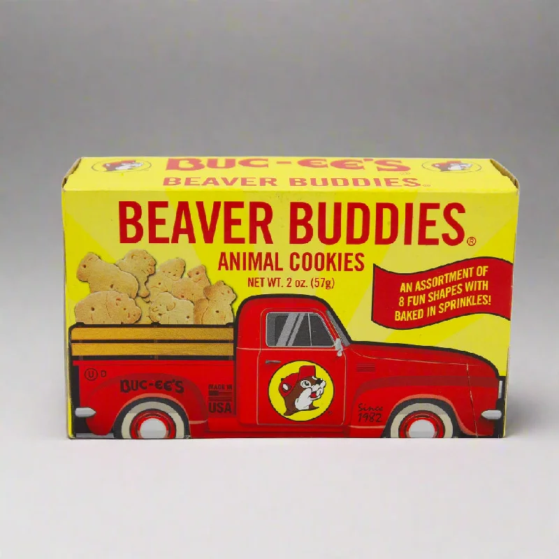 - Cat stress soothing spray Buc-ee's Beaver Buddies Animal Cookies