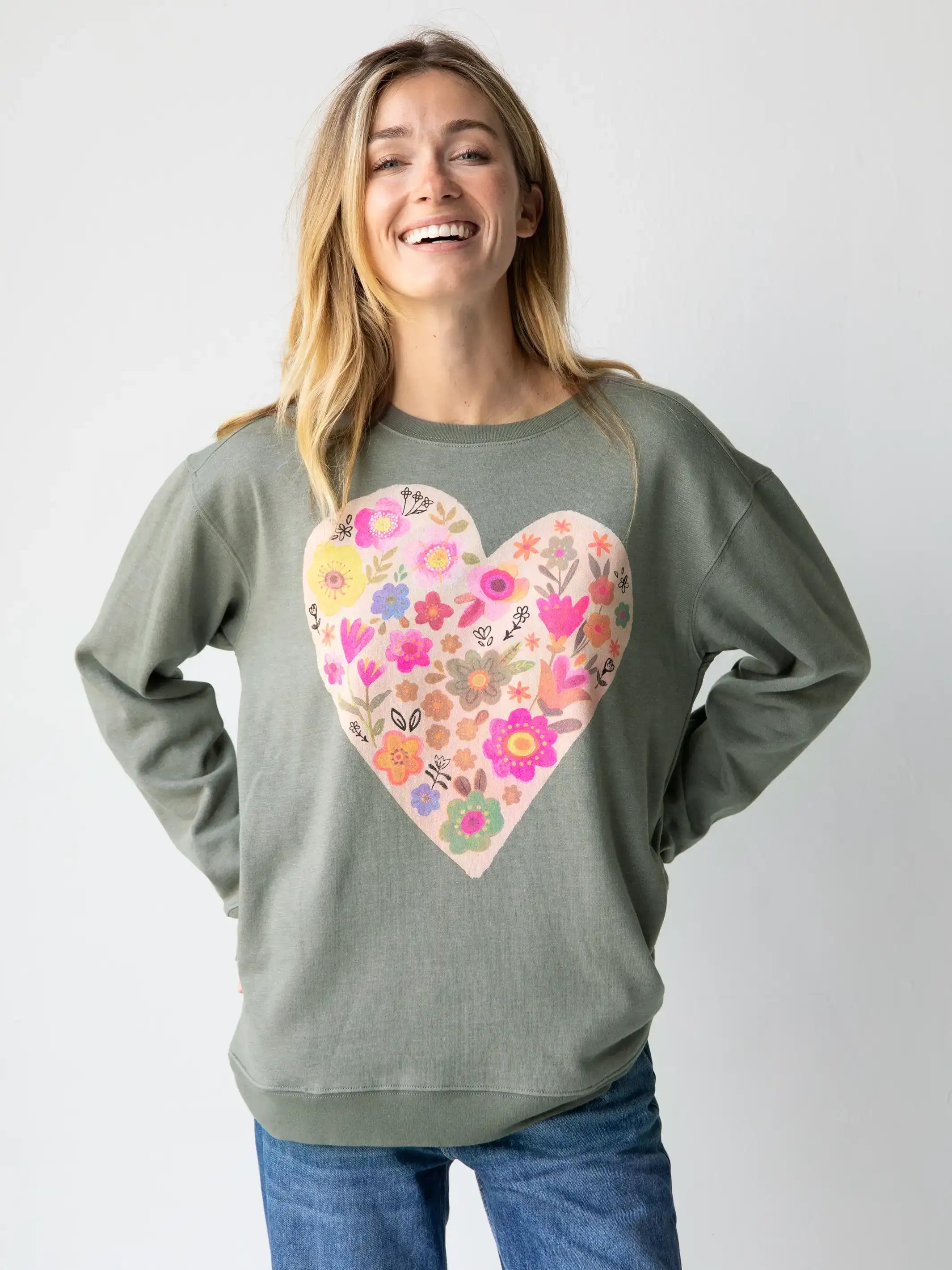 - Postoperative pet anti-licking Elizabethan collar Comfy Pocket Sweatshirt - Heart