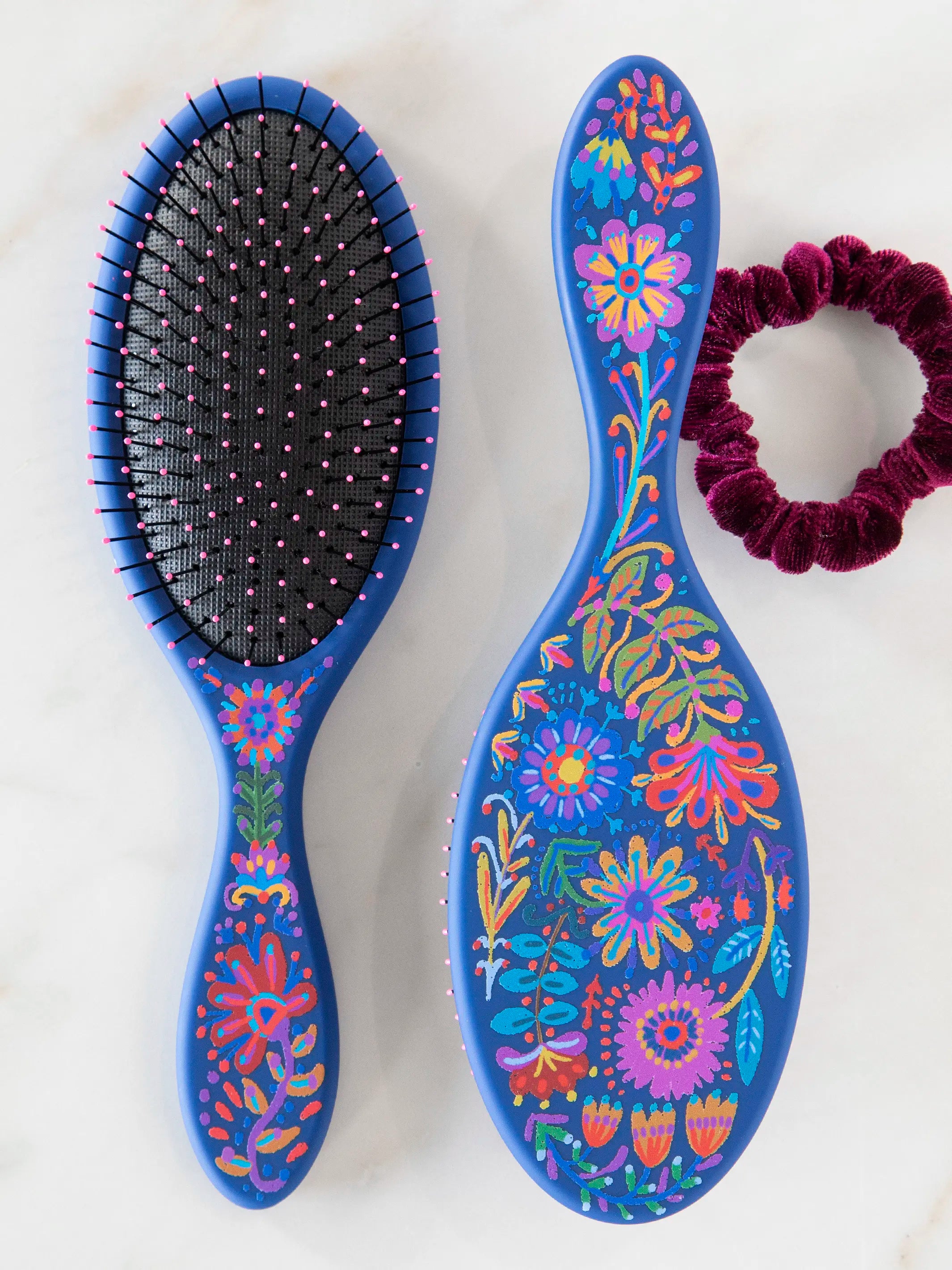 - Dog anti-slip mat Wet / Dry Detangling Hairbrush - Navy