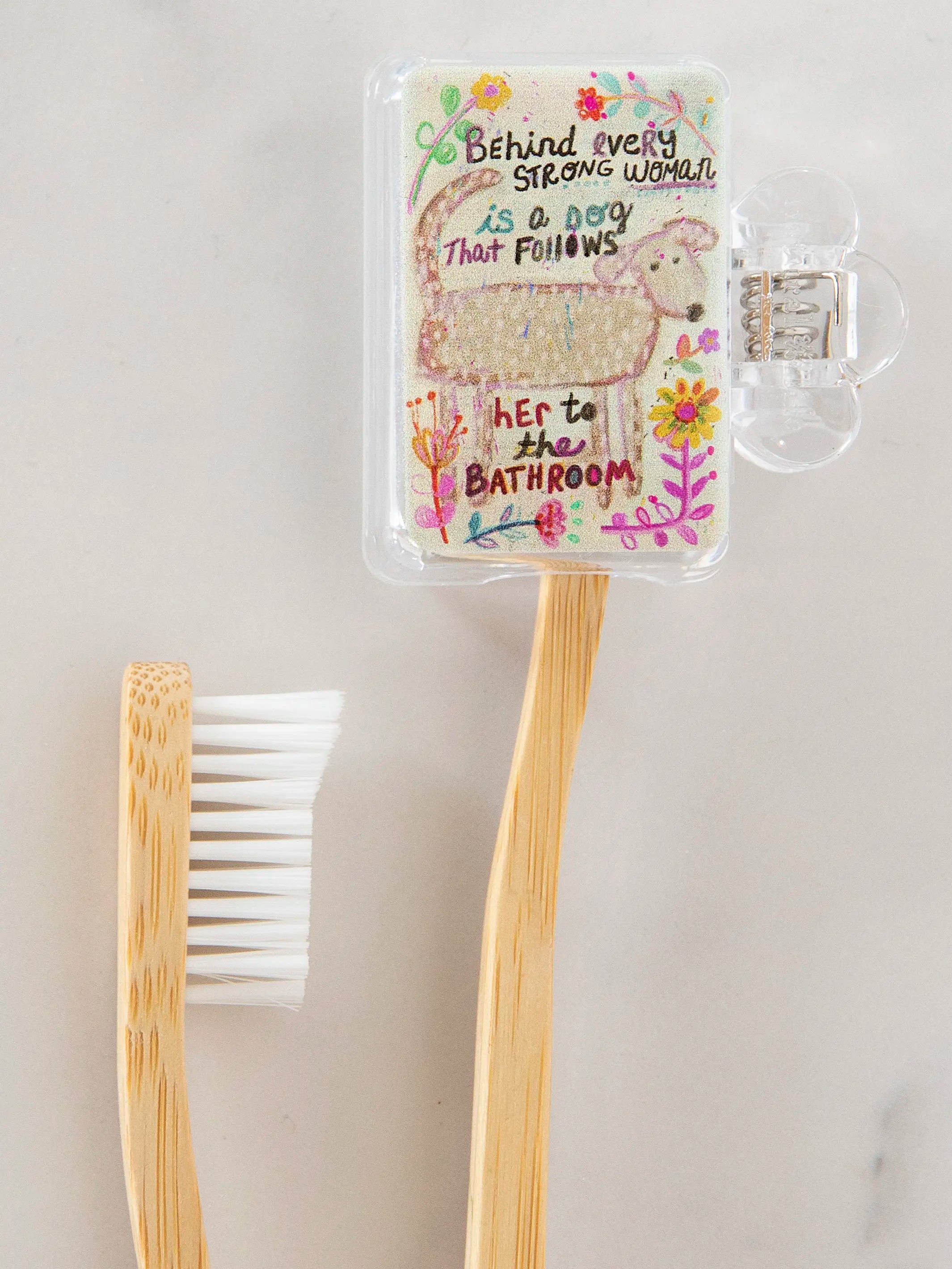  Toothbrush Cover - Behind Every Strong Woman