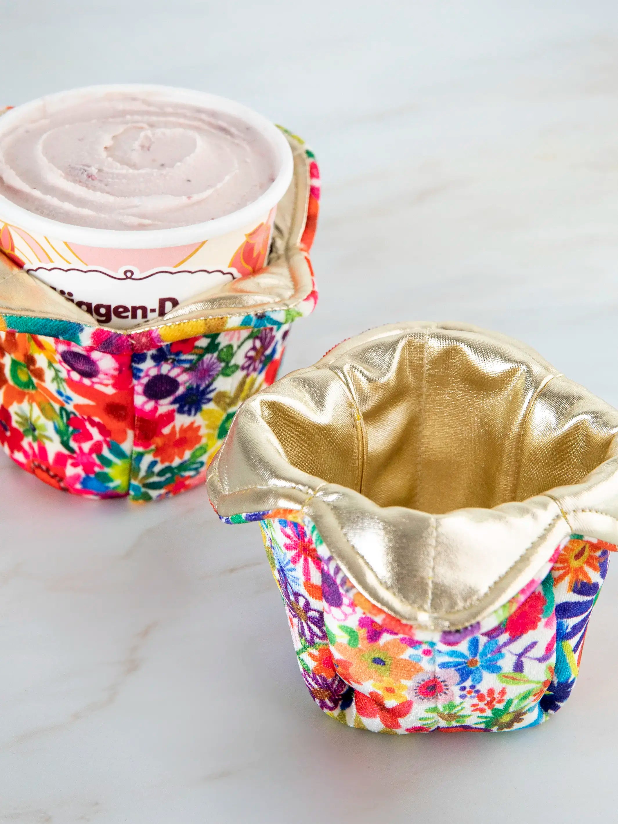 - Pet fence foldable indoor Ice Cream Cozy - Bright Floral Garden