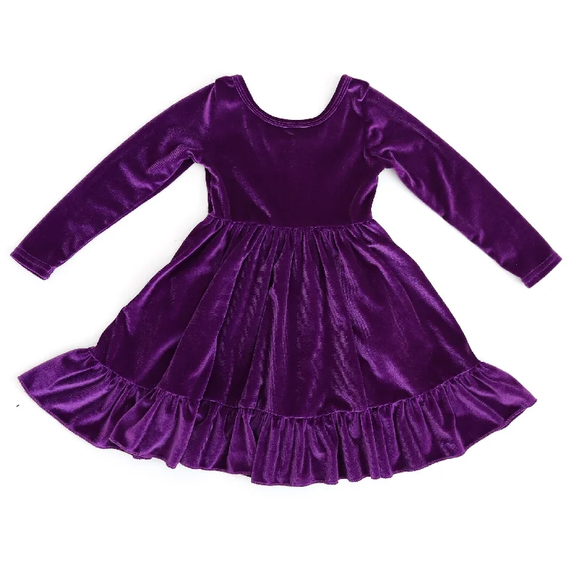 - Automatic induction pet water dispenser Purple Velvet Charm Dress