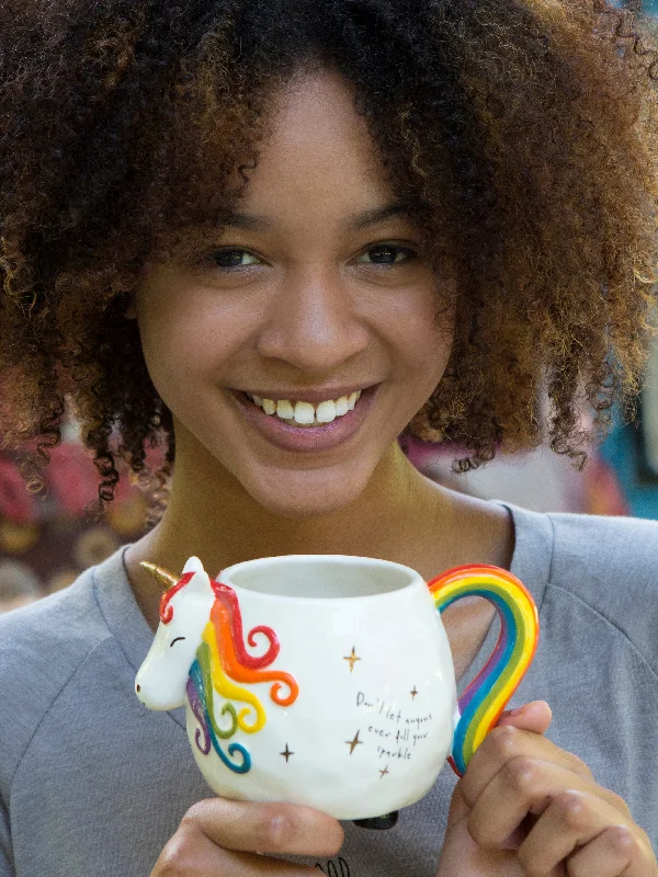 - Air box TSA certified check-in Folk Art Coffee Mug - Matilda The Unicorn