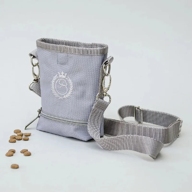- Chinchilla cooling ice nest ceramic plate "Treats ToGo" für Gassi-Utensilien - silver