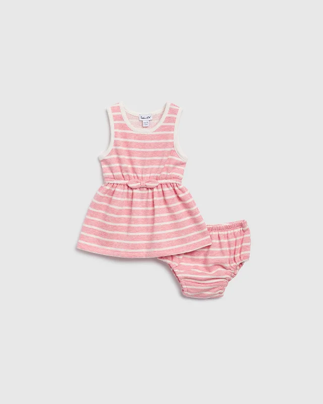 - Dog anti-slip mat Infant Girl Broadwalk Stripe Dress