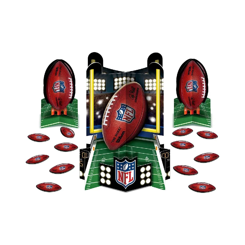 - Pet stroller can be taken on the plane NFL Super Bowl Party Table Decorating Kit, 6 Count