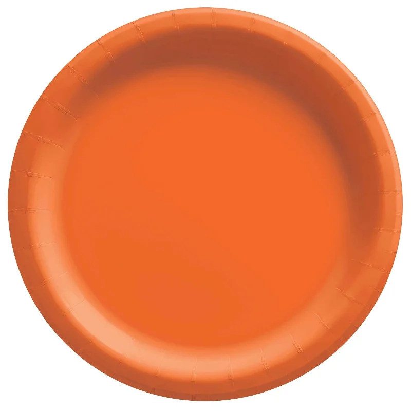 - Cat anti-jump window safety net Orange Peel Round Paper Plates, 9 Inches, 20 Count