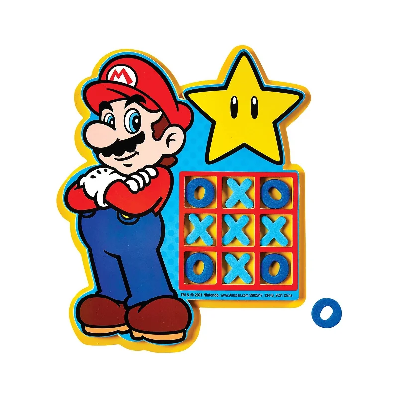 - Hamster silent running wheel to prevent chewing Nintendo Super Mario Tic-Tac-Toe, 1 Count