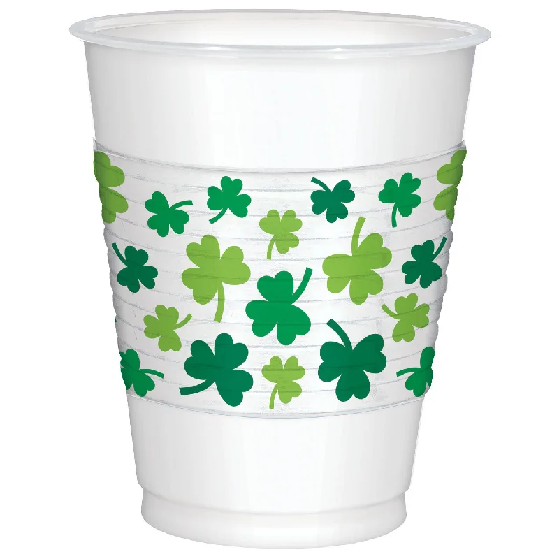 - Pet fence foldable indoor St-Patrick's Day Paper Cups, 16 Oz, 25 Count