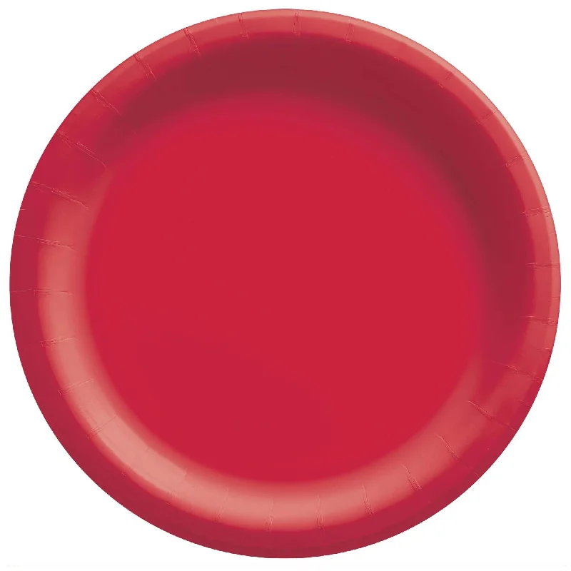 - Foldable and portable cat bag Apple Red Round Paper Plates, 9 Inches, 20 Count