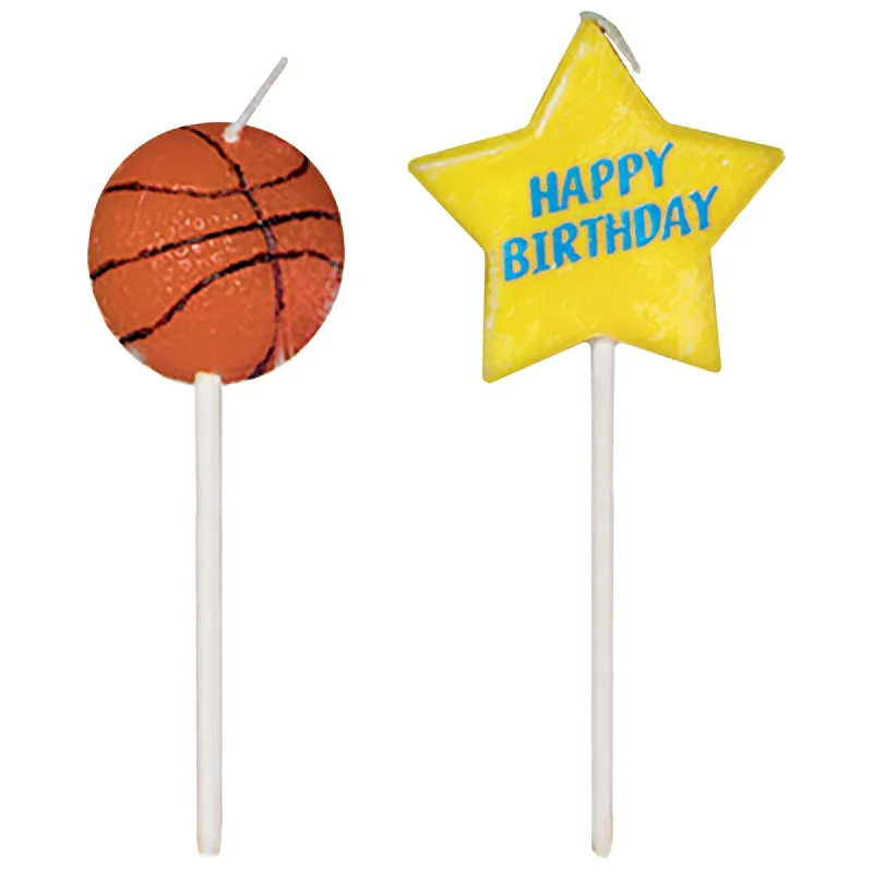 - Dog heart rate monitoring collar Basketball Cake Candles, 3 Inches, 6 Count