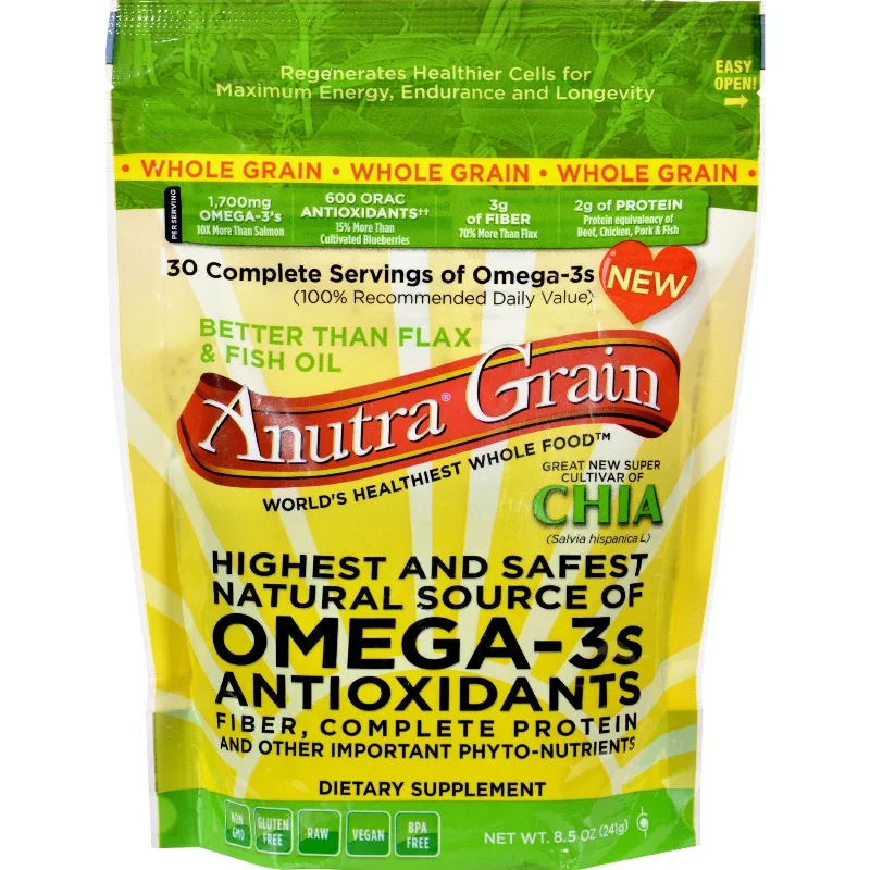 - Foldable and portable cat bag Anutra Omega 3s - Whole Grain - 8.5 Oz