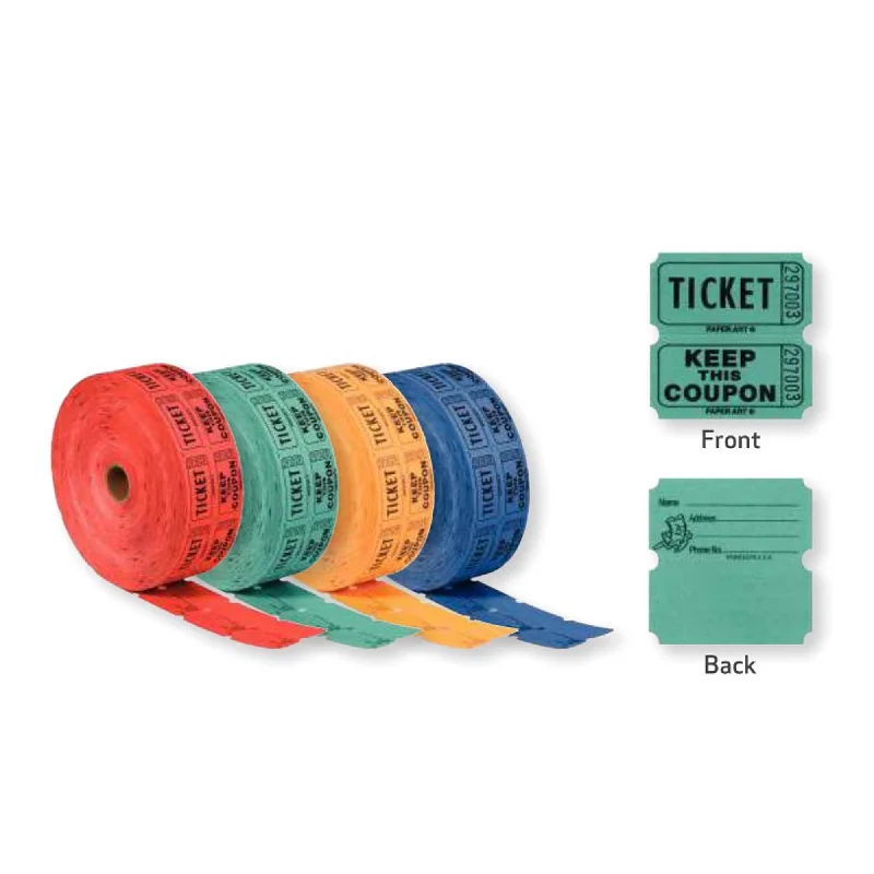 - Automatic induction pet water dispenser Double Ticket Roll, Assortment, 2000 Count