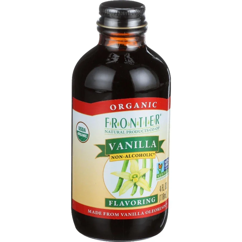  Frontier Herb Vanilla Flavoring - Organic - 4 Oz