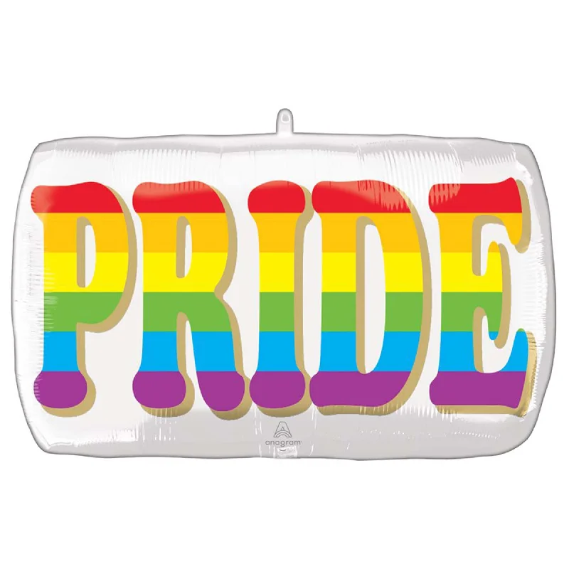 - Pet fence foldable indoor Pride Supershape Foil Balloon, 28 Inches, 1 Count