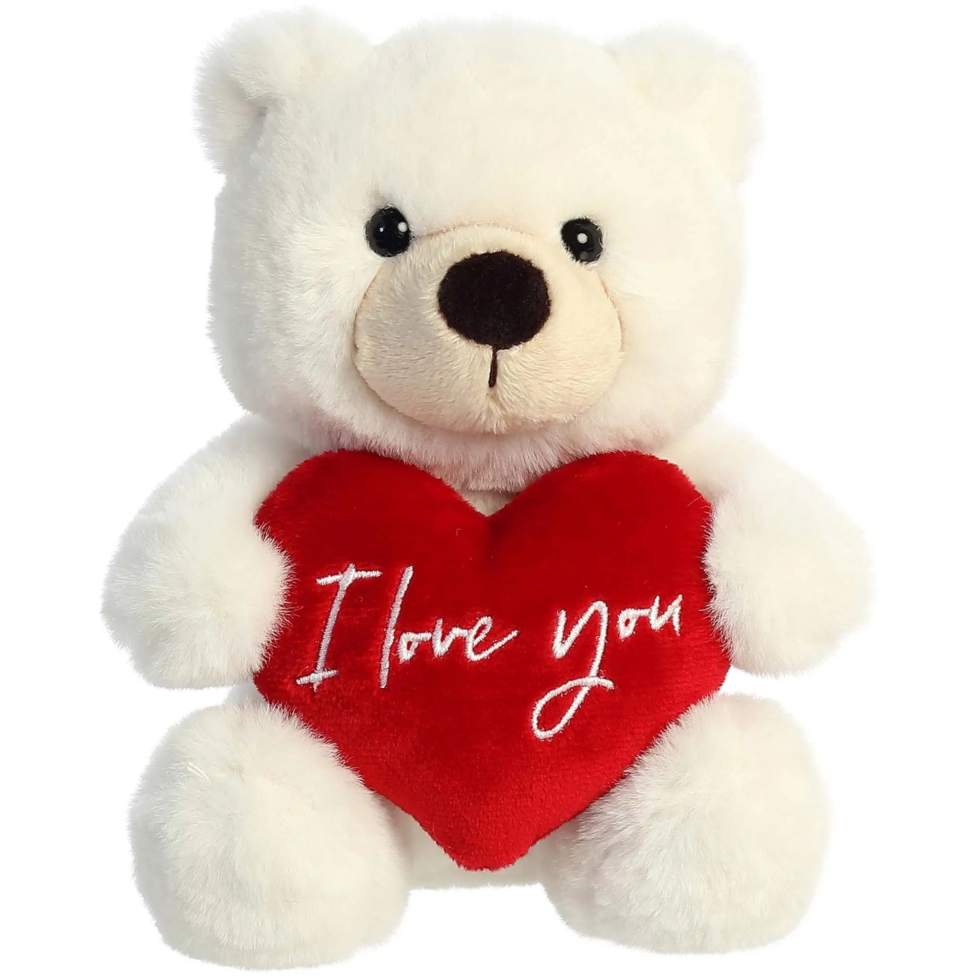 - Pregnant cat delivery room warming box "I Love You" Cream Plush Teddy Bear, 6,5 Inches, 1 Count