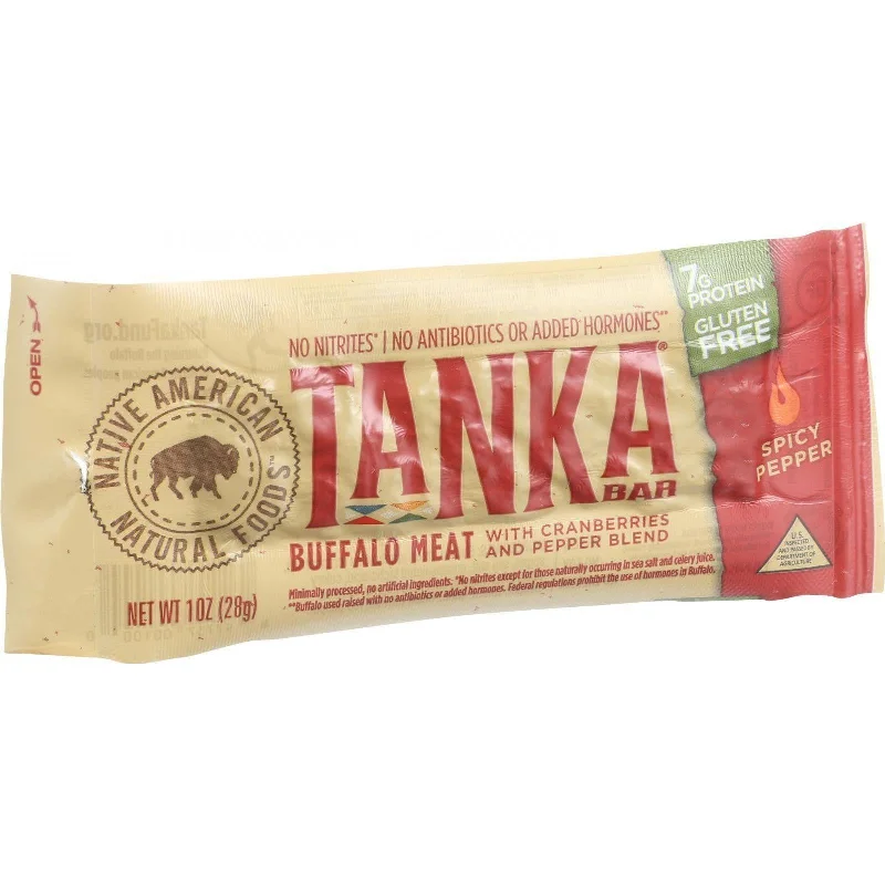 - Pet stroller can be taken on the plane Tanka Bar - Buffalo With Cranberry - Spicy Pepper Blend - 1 Oz - Case Of 12