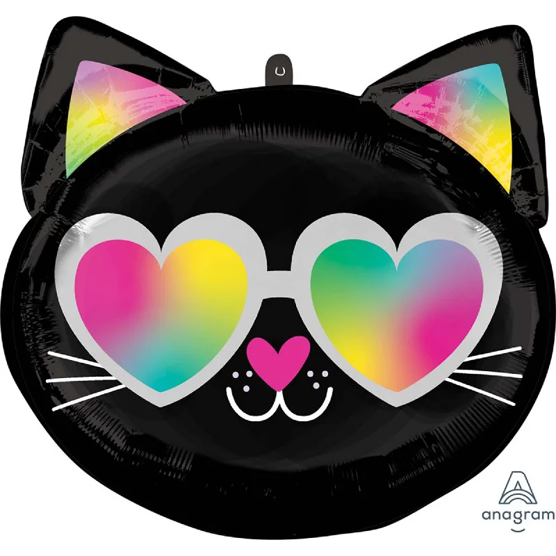 - Car dog seat belt Cool Kitty Foil Balloon, 17 Inches, 1 Count