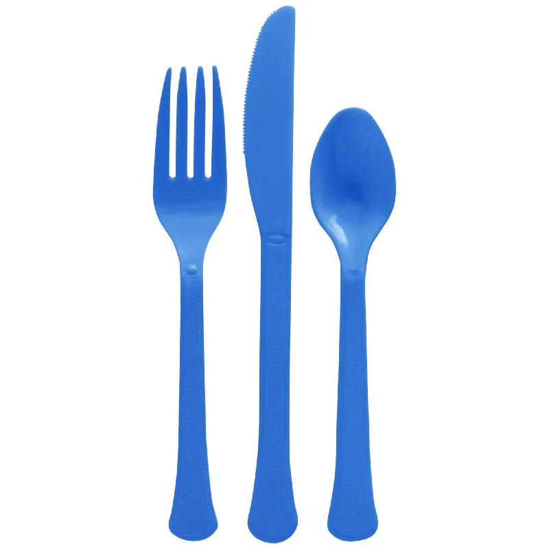 - Cat nail clippers with LED lights Royal Blue Plastic Cutlery, 24 Count