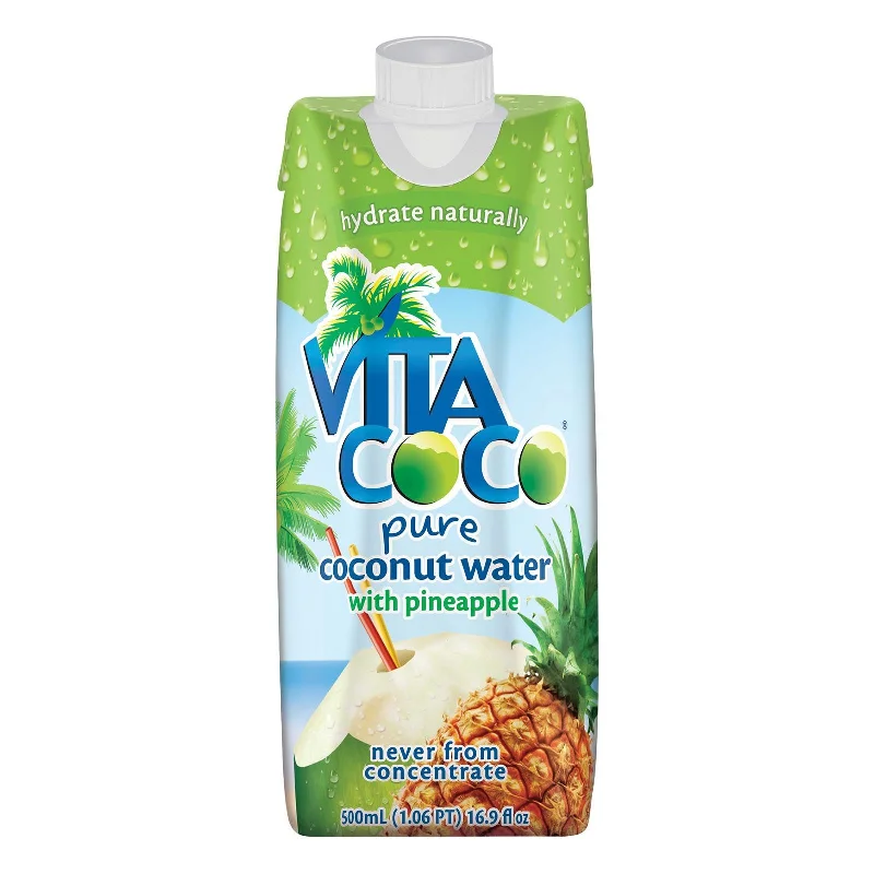 - Pet monitor with camera Vita Coco Coconut Water - Pineapple - Case Of 12 - 500 Ml
