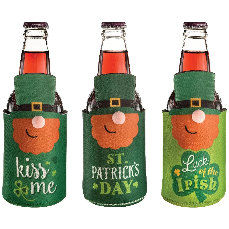 - Dog disposable foam shower gel St-Patrick's Day Green Bottle Covers, 3 Count