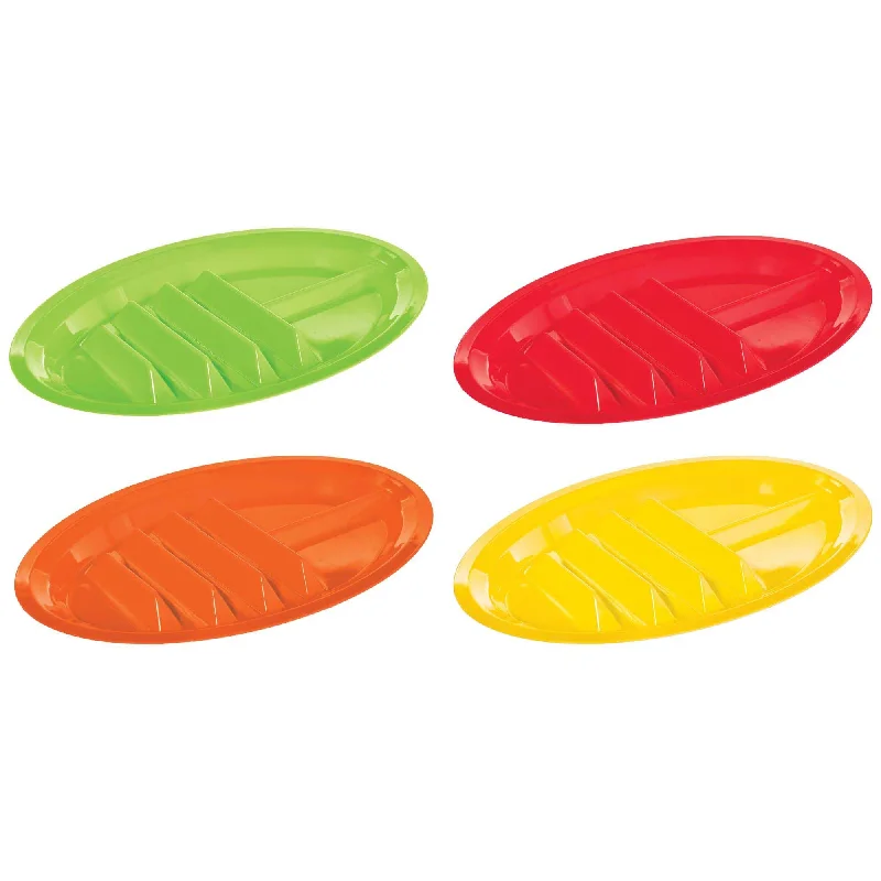 - Foldable and portable cat bag Fiesta Divided Plates, 4 Count