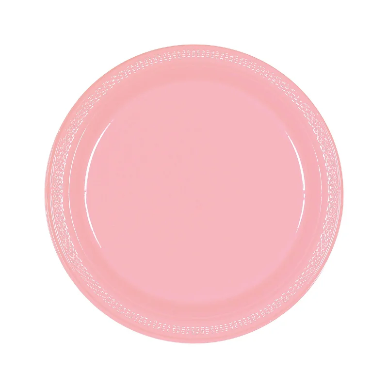 - Teething and chewing toys for puppies New Pink Round Plastic Plates, 9 Inches, 20 Count