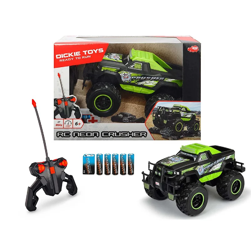 - Pet smart GPS locator Dickie Toys, RC Neon Crusher, 12 Inches, 1 Count
