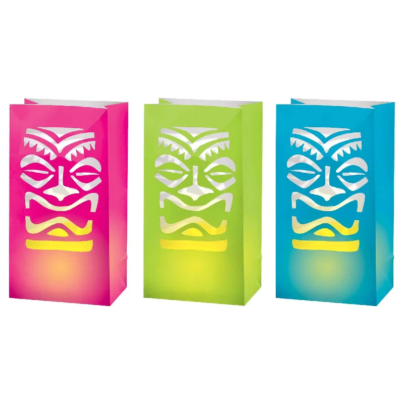 - Pet monitor with camera Vintage Tiki LED Luminaries, 11 x 6 Inches, 6 Count