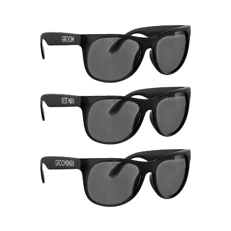 - Pet stroller can be taken on the plane Groom Party Glasses, 6 Count