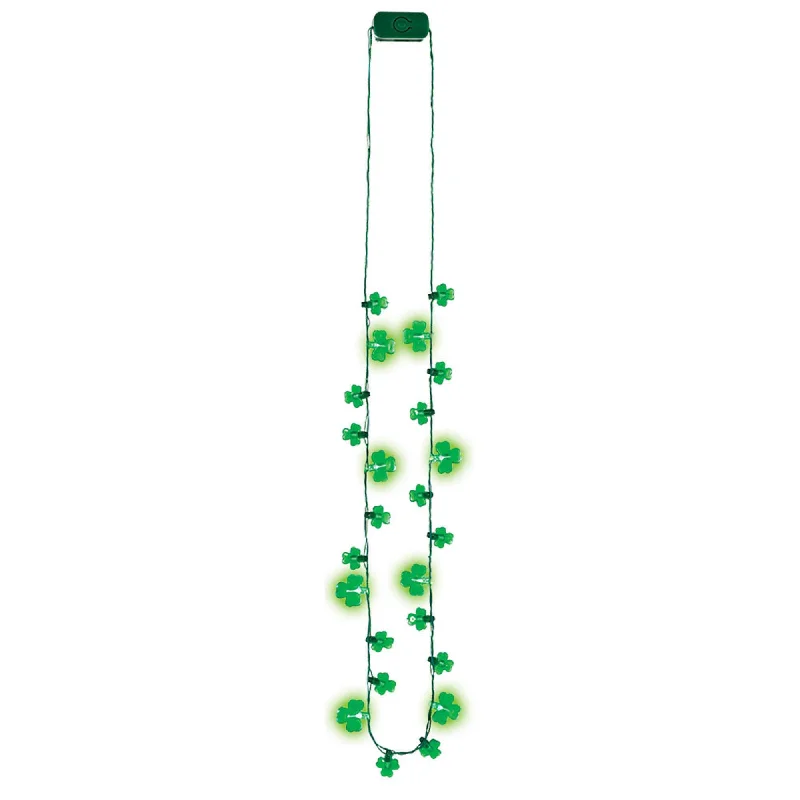 - Dog disposable foam shower gel St-Patrick's Day Light-Up Necklace, 1 Count