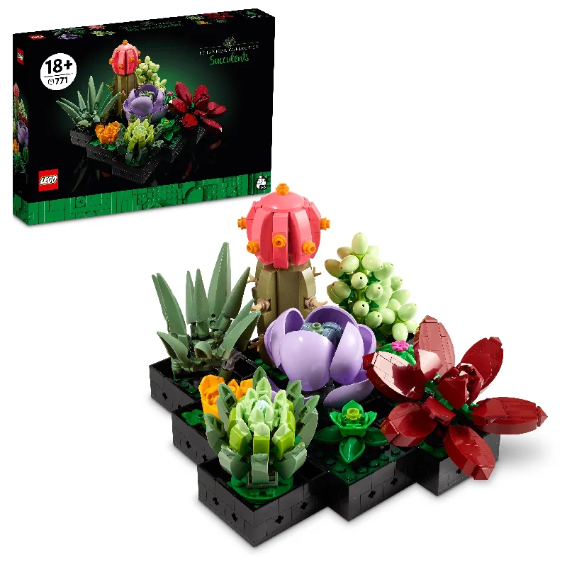  -Explosion-proof leash FOR LARGE dogs LEGO Icons Succulents, 10309, Ages 18+, 771 Pieces