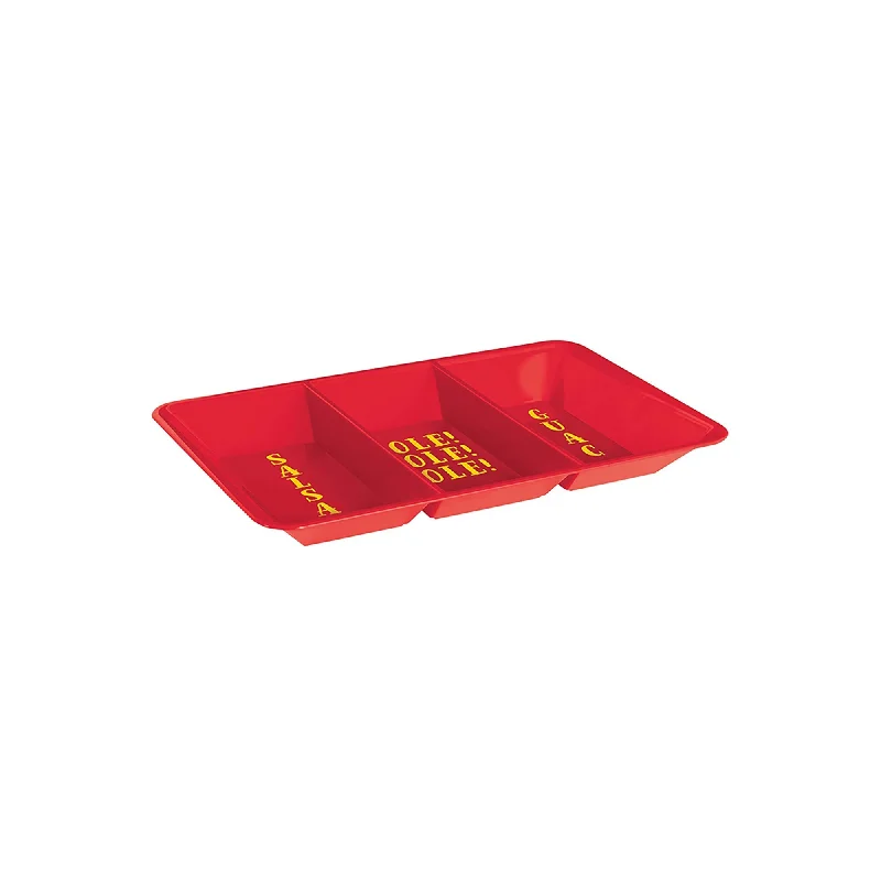 - Pet tear stain cleaning wipes Fiesta Party Plastic Compartment Tray, 1 Count