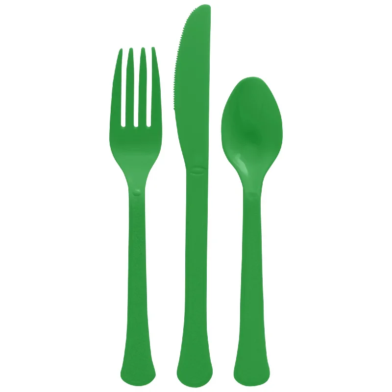 - Dog disposable foam shower gel Festive Green Plastic Cutlery, 24 Count