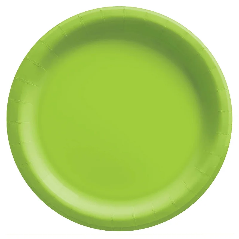 - Pregnant cat delivery room warming box Kiwi Green Round Paper Plates, 9 Inches, 20 Count
