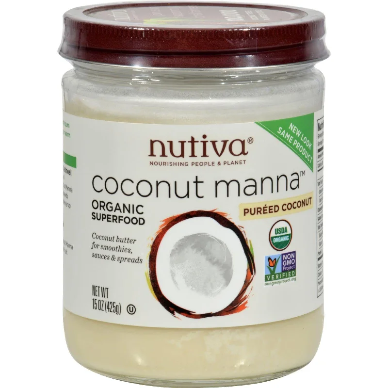 - Cat hair ball removal and hair removal cream Nutiva Coconut Manna - 15 Oz