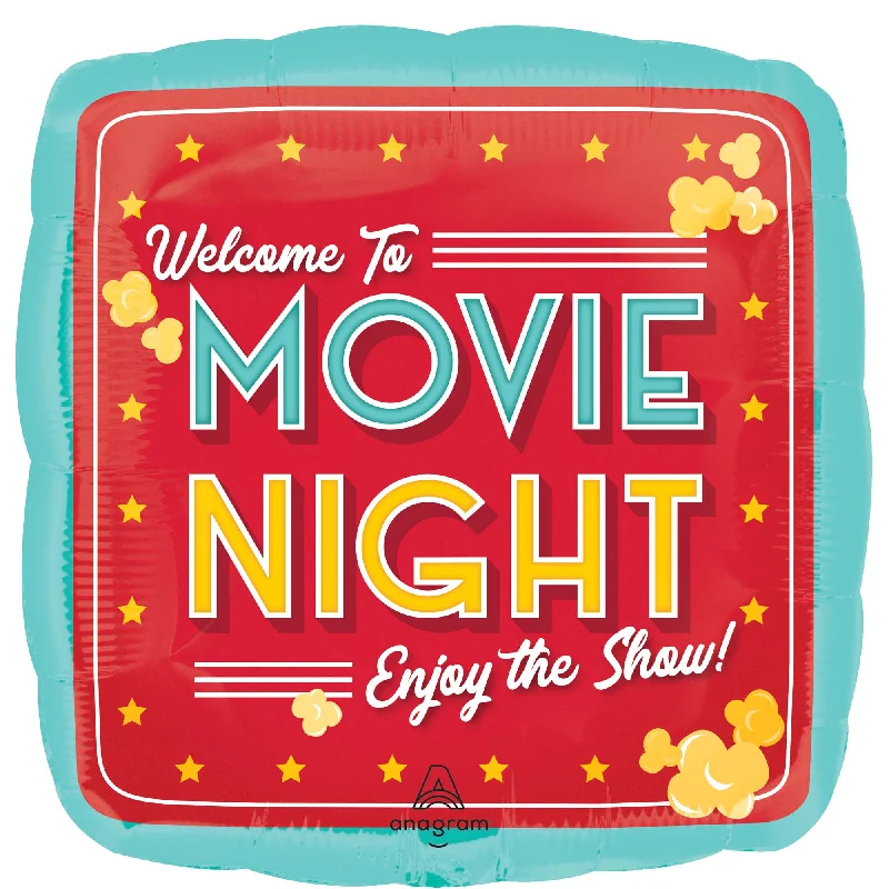 - Cat nail clippers with LED lights Movie Night Foil Balloon, 17 Inches, 1 Count