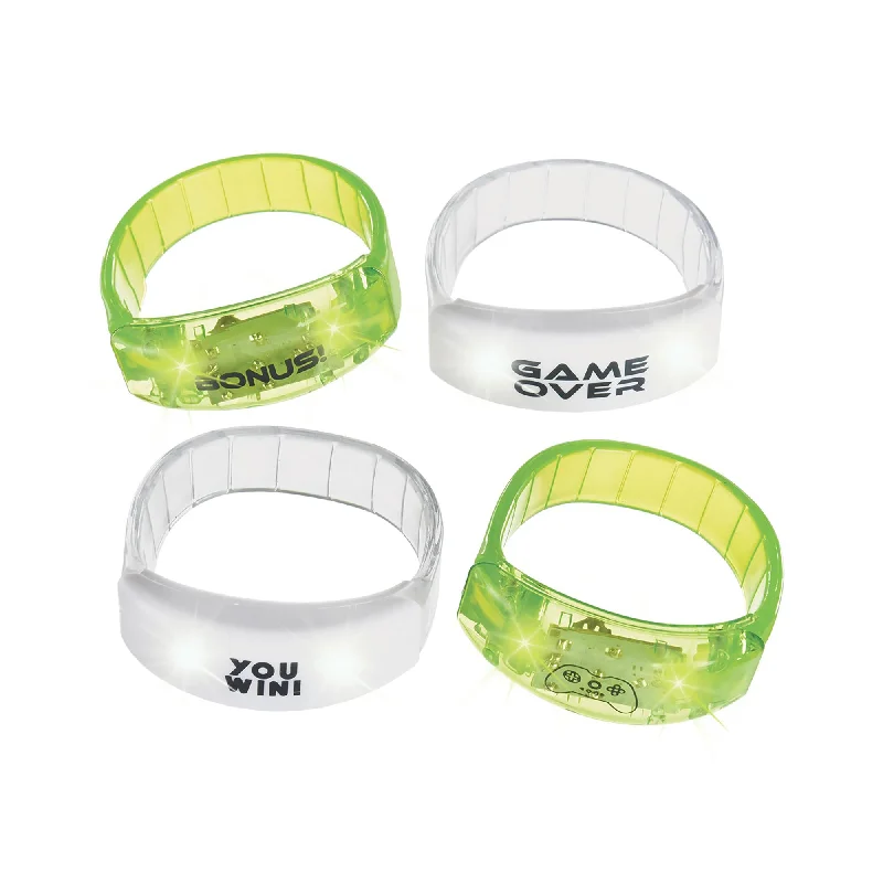 - Car dog seat belt Level Up Light Up Bracelets, 4 Count