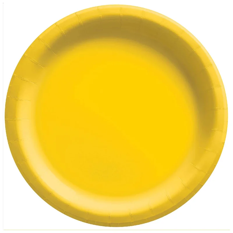 - Pet monitor with camera Yellow Sunshine Round Paper Plates, 9 Inches, 20 Count