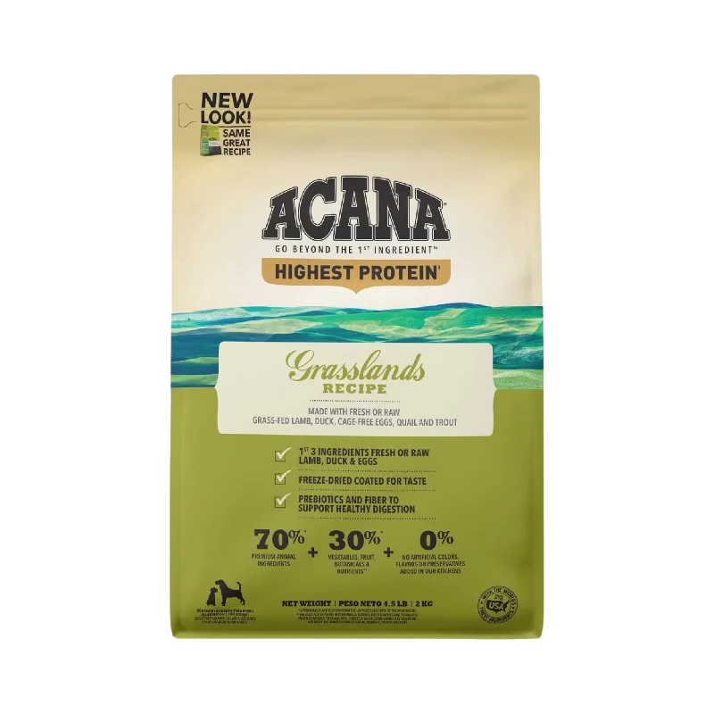 Acana Highest Protein Grasslands Dry Dog Food