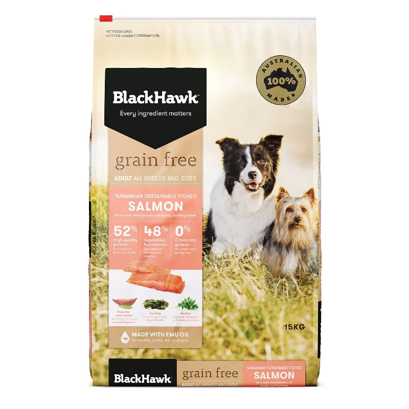 Black Hawk Grain Free Dog Food Adult Salmon