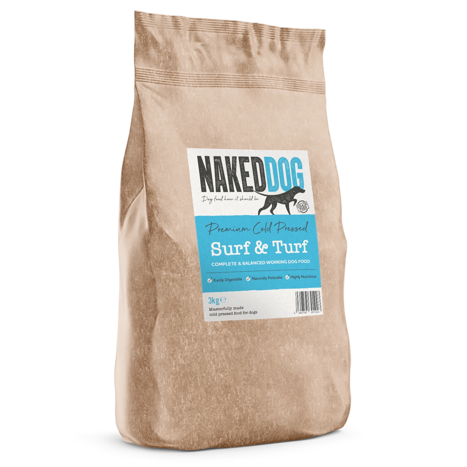 NAKEDDOG Cold Pressed Surf & Turf 10kg