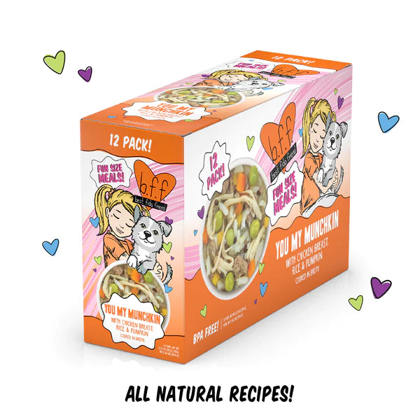 Weruva BFF Fun Size Meals  You My Munchkin with Chicken Breast, Rice & Pumpkin